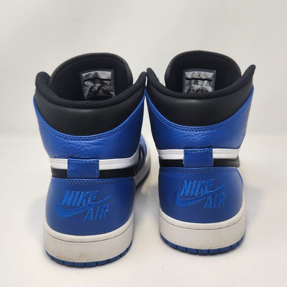 Nike Jordan 1 Retro High Rare Air Sneakers Men Size 9.5 Soar Blue Black White